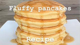 Fluffy pancakes recipe  How to make fluffy pancakes  Happy Home Food [upl. by Elsa128]