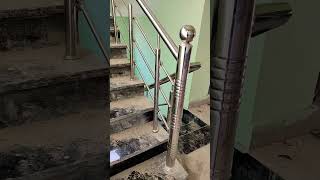 Stainless Steel grade 202 staircase Railing [upl. by Cyn746]