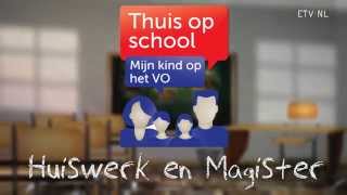 1 Huiswerk en Magister  Thuis op school VO [upl. by Enaasiali]