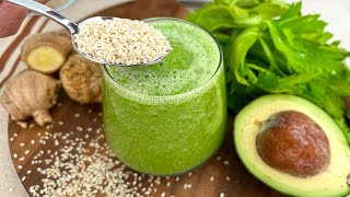 3 einfache Zutaten Einfaches grünes SmoothieRezept in einer Minute Zum Frühstück trinken [upl. by Danyelle697]