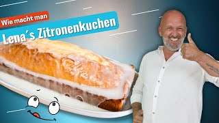 Rezept für Zitronenkuchen  saftig und lecker [upl. by Dino]