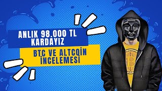 Canlı BTC Eth Bitcoin Altcoin Analiz Kararsızlık Devam Ediyor [upl. by Aid]