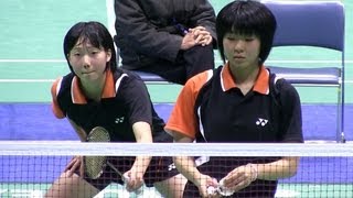 Badminton 宮内福島 × 瀬川尾崎 全日本総合ﾊﾞﾄﾞﾐﾝﾄﾝ20121205 [upl. by Hoskinson]