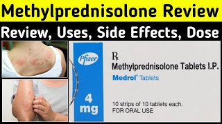 Methylprednisolone tablets ip 16 mg 8 mg in hindi  Medrol Tablet Uses in Hindi  Uses Side Effect [upl. by Manus]