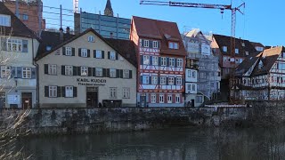 Schwäbisch Hall Sehenswürdigkeit Henkersbrücke  Roter Steg Turm  Neues Globe Freilichtspiele [upl. by Neelya859]