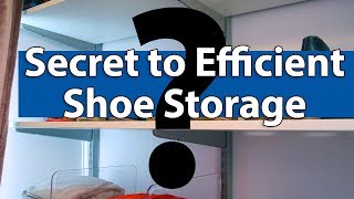 The Secret to Efficient Shoe Storage [upl. by Urania]