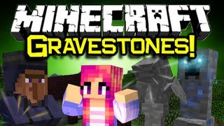 Minecraft GRAVESTONES MOD Spotlight  NEW CREEPY MOBS amp MORE Minecraft Mod Showcase [upl. by Ylro134]