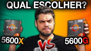 RYZEN 5 5600X vs 5600G Qual melhor CUSTO x BENEFICÍO TESTES LADO A LADO com a RTX 3080 em GAMES [upl. by Halyhs]