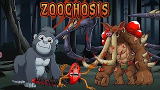 All Zoochosis  Third person screamers  Zoochosis Animation  Spider Virus  Animal Monster [upl. by Cullin857]