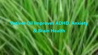 Vetiver Oil Improves ADHD Anxiety amp Brain Health [upl. by Asssilem]