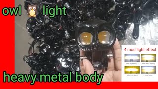 fog light spot light headlight motorcycle light heavy metal body fog light [upl. by Ahsataj]