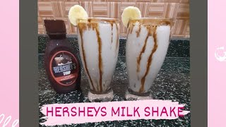 hersheys banana milk shakeeasy hersheys shake for kids [upl. by Shane]