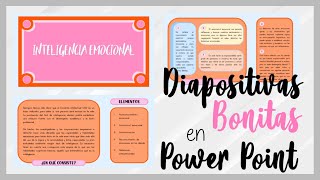 Diapositivas Bonitas con Power Point  Fáciles de hacer [upl. by Javed]