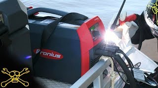 Battery Powered TIG  Stick Welder  Accupocket by Fronius [upl. by Eignat610]