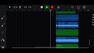 trying to make rocktronic Garageband ios [upl. by Nylram]