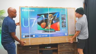 Hisense U7N  best budget smart tvs review watch before buy [upl. by Dore881]