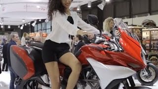 MV Agusta Stradale 800 e Turismo Veloce video EICMA [upl. by Marlie]