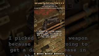 I picked up a legendary pipe pistol in fallout 76 gaming fallout fallout76 shorts share [upl. by Anabella]