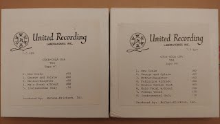 Unboxing The CocaCola Company TAB Radio Commercial Advertisement 14quot Tape Reels [upl. by Malia]