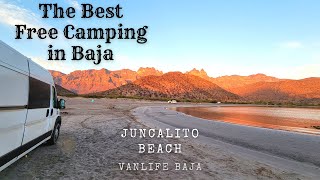 The Best Free Camping In Baja Juncalito Beach  A Boondockers Paradise Vanlife Edition [upl. by Donahoe]