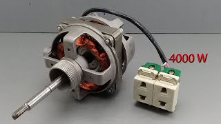 turn a fan into a high power generator 220v 4000w Free Energy [upl. by Hamal]