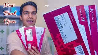 Axis Bank Me Account Open  Passbook Cheque Book Debit Card  Axis Bank Salary Account [upl. by Eimat273]