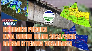 Informasi Prediksi Musim Hujan 20242025 Daerah Istimewa Yogyakarta [upl. by Aitnohs892]