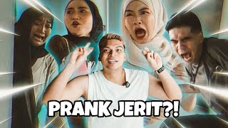 SHOUTING PRANK  SEMUA YANG DATANG AKN KENA [upl. by Nailij]