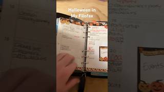 Filofax Halloween  Halloween Flip  halloween planner halloween2024 personalrings [upl. by Clive]