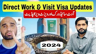 🇦🇪 Dubai Direct Work and Visit Visa Updates 🇵🇰 🇧🇩Visit and work visa inside and outside update toda [upl. by Malsi]