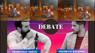 Abogado nivel DIOS vs Fede Baudino Debate ONETO BAUDINO Legítima defensa o justicia por manopropia [upl. by Adara948]