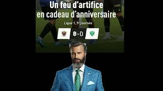 Nice Écrase SaintÉtienne 80  Un Festival de Buts pour les 120 Ans du Club 🎉⚽ news football [upl. by Yromem591]