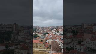 View of Coimbra Portugal 🇵🇹 portugal europe travel adventure life oldtown history clouds [upl. by Perlman]