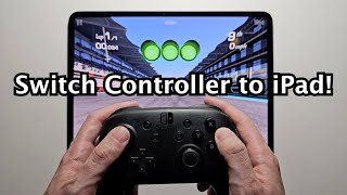 How to Connect Nintendo Switch Pro Controller to iPad [upl. by Katinka144]