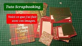 TUTO SCRAPBOOKINGembellissement Voici une NOUVELLE IDÉE pour utiliser ces images de bloc Action [upl. by Olivie]