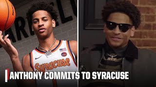 Kiyan Anthony commits to Syracuse  SportsCenter Next [upl. by Elgna77]