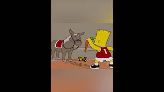 Donkey basketball highlights thesimpsons [upl. by Akemehc670]