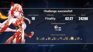 Honkai Impact 3 Elysian Realm Finality Fu Hua Garuda Fenghuang of Vicissitude Basic Full Run [upl. by Reizarf]