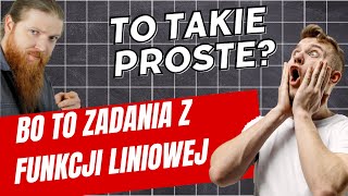 Funkcja liniowa podstawowe zadania LEKCJE Z FSOREM 39 [upl. by Eleumas]