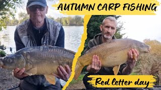 Carp fishing in the Autumn using wafters and pva bags [upl. by Lanfri]