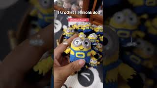 Mia Slow Life Crochet Minions doll Crochet finished product appreciation crochet [upl. by Armilla759]