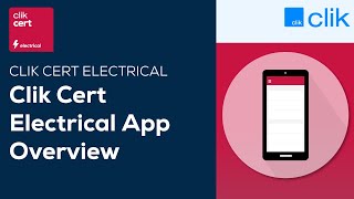 App Overview  Clik Cert Electrical [upl. by Anil584]