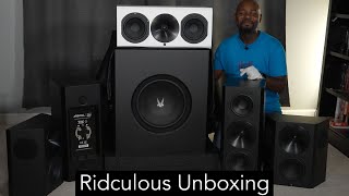 Is it Hard to Unbox a Ridiculous Sub Arendal Sound 1723 S Speaker System  Unboxing and Overview [upl. by Naiditch]