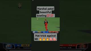 Harshal Patel beautiful bowling against mi ipl best spell in ipl [upl. by Zullo]