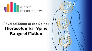 Rheumatology Back exam Part 6 Thoracolumbar Range of Motion [upl. by Lehcir631]