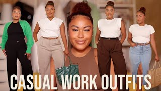 Casual Work Outfit Ideas 2023 Simple Comfortable Casual Outfits For The Office [upl. by Notlok480]