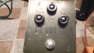 ElectroHarmonix Sovtek Green Big Muff Tall Font [upl. by Arimihc756]