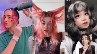 hair dye inspiration ✨  Tiktok Compilation [upl. by Lamdin]