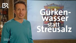 Gurkenwasser statt Streusalz Winterdienst in Niederbayern  Gut zu wissen  BR [upl. by Yenreit]