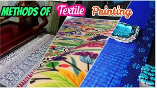 What is Textile Printing  Different Methods of Textile Printing [upl. by Einavoj]